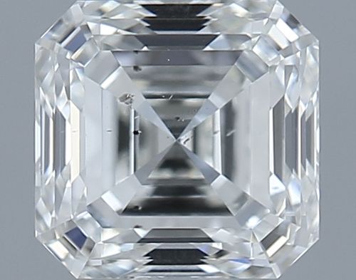 0.87ct I SI2 Rare Carat Ideal Cut Asscher Diamond