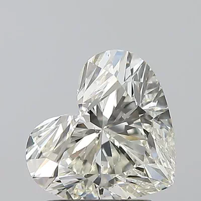 1.70ct K SI1 Rare Carat Ideal Cut Heart Diamond