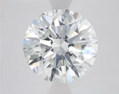 3.12ct F SI2 Rare Carat Ideal Cut Round Diamond