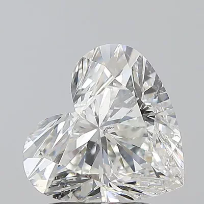 2.02ct G SI2 Rare Carat Ideal Cut Heart Diamond
