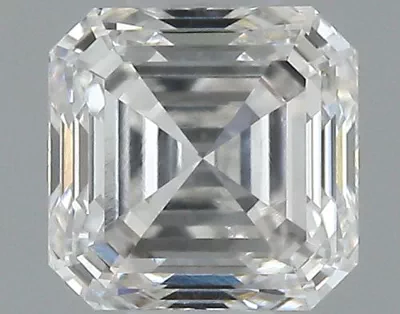 0.60ct H SI1 Rare Carat Ideal Cut Asscher Diamond