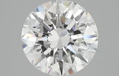 4.02ct I SI2 Rare Carat Ideal Cut Round Diamond