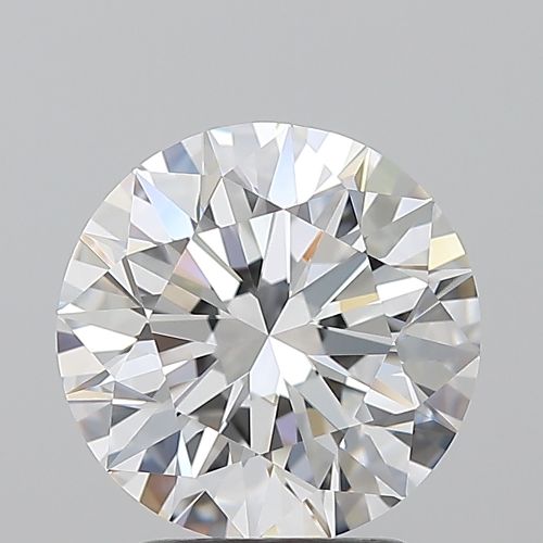 2.28ct D VVS2 Rare Carat Ideal Cut Round Diamond