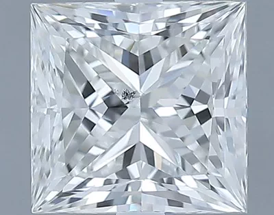 1.31ct H SI2 Rare Carat Ideal Cut Princess Diamond