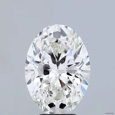 5.03ct I VS2 Rare Carat Ideal Cut Oval Diamond