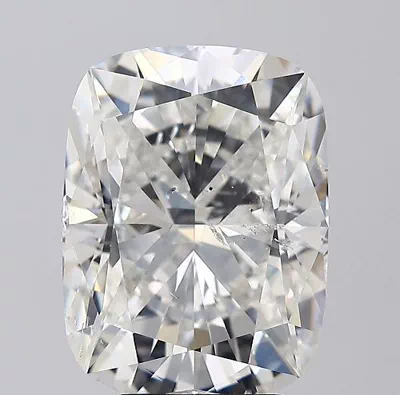 5.30ct H SI2 Rare Carat Ideal Cut Cushion Diamond