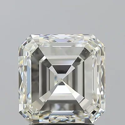 3.01ct K VS2 Very Good Cut Asscher Diamond