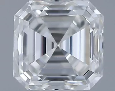 0.50ct I VS2 Excellent Cut Asscher Diamond