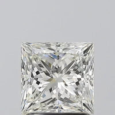 1.51ct J SI2 Rare Carat Ideal Cut Princess Diamond