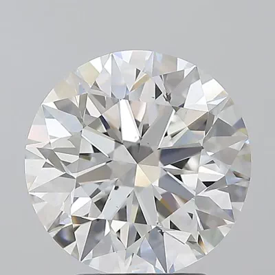 3.12ct G SI1 Rare Carat Ideal Cut Round Diamond