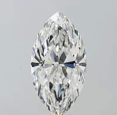 4.01ct G SI1 Rare Carat Ideal Cut Marquise Diamond