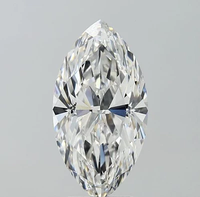 4.01ct G SI1 Rare Carat Ideal Cut Marquise Diamond