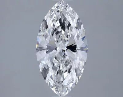 1.56ct E SI1 Rare Carat Ideal Cut Marquise Diamond
