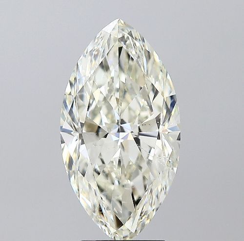 4.01ct K SI2 Rare Carat Ideal Cut Marquise Diamond