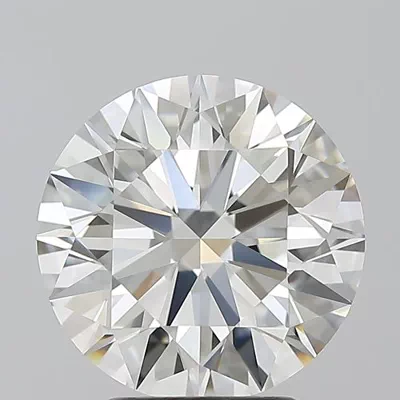 3.31ct J IF Rare Carat Ideal Cut Round Diamond