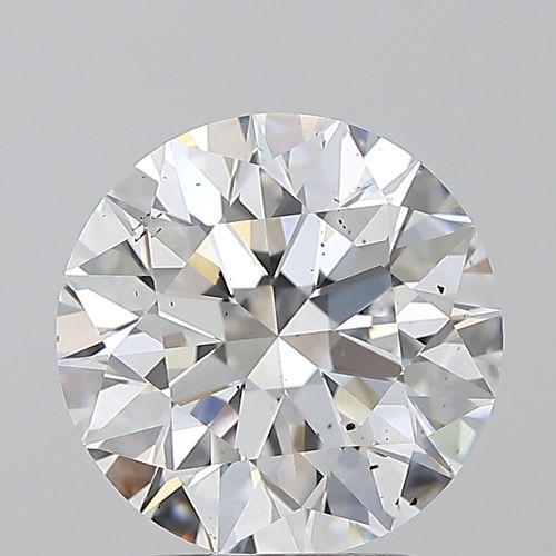 2.50ct D SI1 Rare Carat Ideal Cut Round Diamond