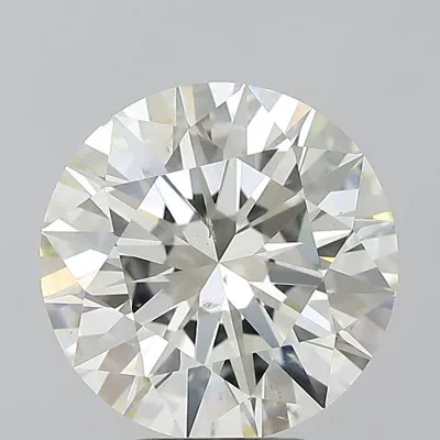 4.02ct K SI1 Excellent Cut Round Diamond