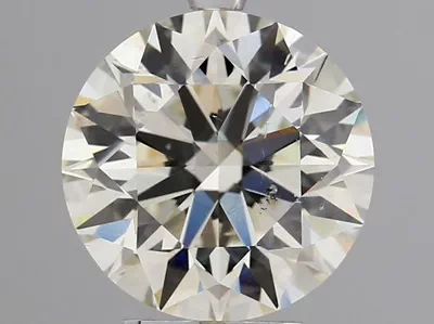 3.80ct K SI1 Excellent Cut Round Diamond