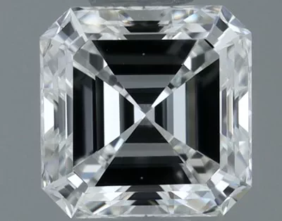 0.30ct F VVS2 Very Good Cut Asscher Diamond