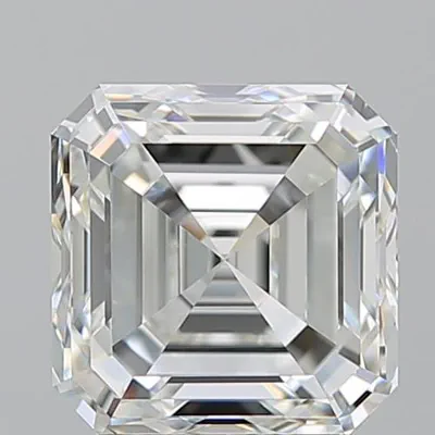 3.21ct I VVS2 Rare Carat Ideal Cut Asscher Diamond