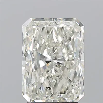 3.02ct K SI1 Rare Carat Ideal Cut Radiant Diamond