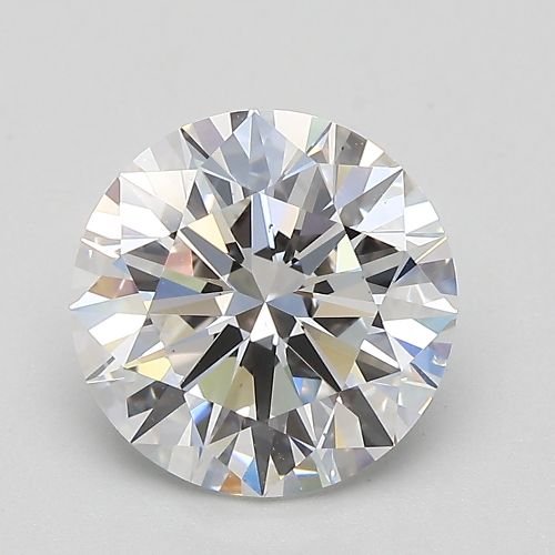 2.57ct E VS2 Rare Carat Ideal Cut Round Diamond