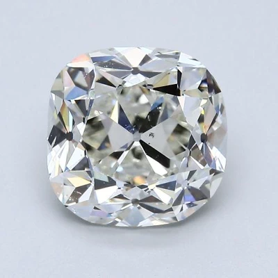 5.04ct J SI1 Very Good Cut Cushion Diamond