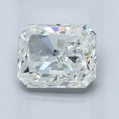 1.50ct I SI2 Rare Carat Ideal Cut Radiant Diamond