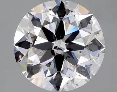 3.01ct D SI2 Rare Carat Ideal Cut Round Diamond