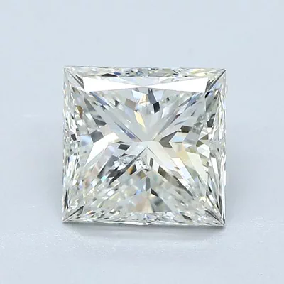 2.31ct J SI2 Very Good Cut Princess Diamond
