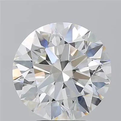 5.01ct J VS2 Rare Carat Ideal Cut Round Diamond