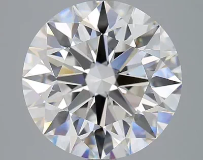 6.02ct E VVS2 Rare Carat Ideal Cut Round Diamond