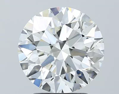 2.66ct G VVS2 Rare Carat Ideal Cut Round Diamond