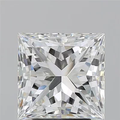 4.02ct H VVS1 Rare Carat Ideal Cut Princess Diamond