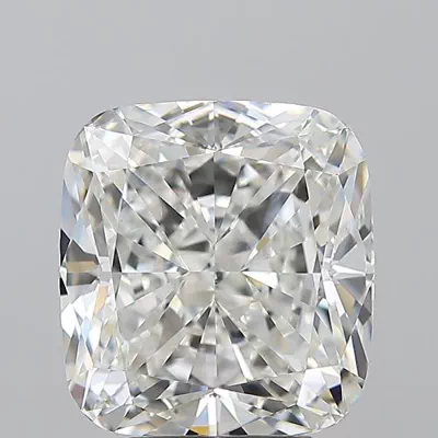 4.01ct G SI1 Rare Carat Ideal Cut Cushion Diamond