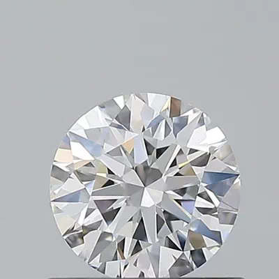 0.64ct E FL Rare Carat Ideal Cut Round Diamond