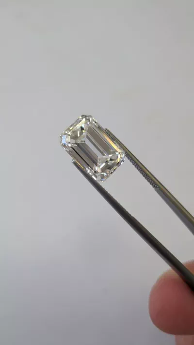 10.03ct F VVS1 Excellent Cut Emerald Diamond