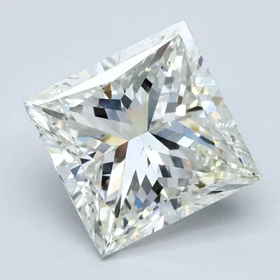 9.33ct K SI1 Rare Carat Ideal Cut Princess Diamond