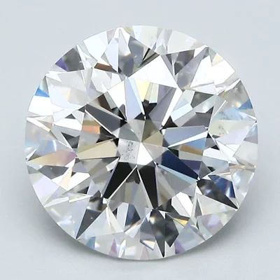 4.30ct G SI1 Rare Carat Ideal Cut Round Diamond