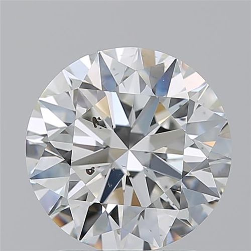2.02ct G SI2 Rare Carat Ideal Cut Round Diamond