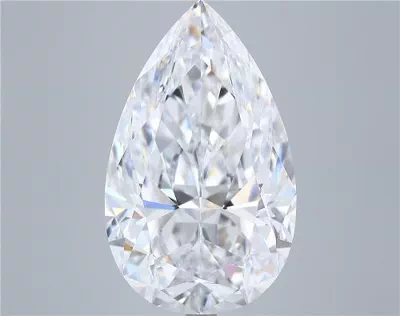 10.31ct D FL Rare Carat Ideal Cut Pear Diamond