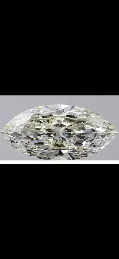 4.01ct J SI2 Rare Carat Ideal Cut Marquise Diamond