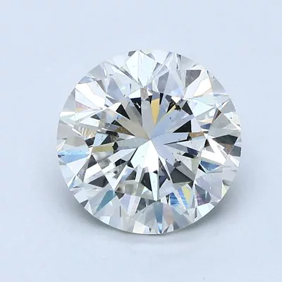 2.57ct H SI2 Good Cut Round Diamond