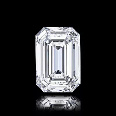 7.06ct D FL Very Good Cut Emerald Diamond