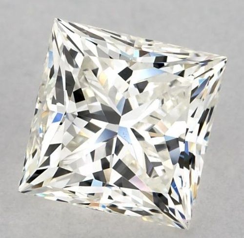 2.02ct J VS2 Rare Carat Ideal Cut Princess Diamond