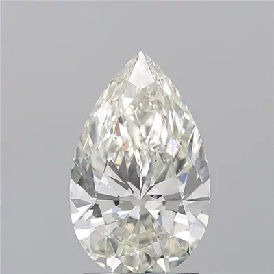 2.02ct K SI1 Rare Carat Ideal Cut Pear Diamond