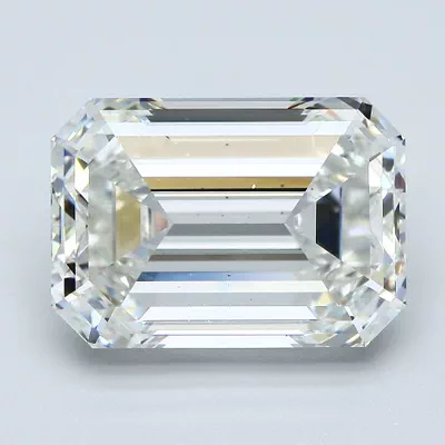 8.02ct H VS2 Rare Carat Ideal Cut Emerald Diamond