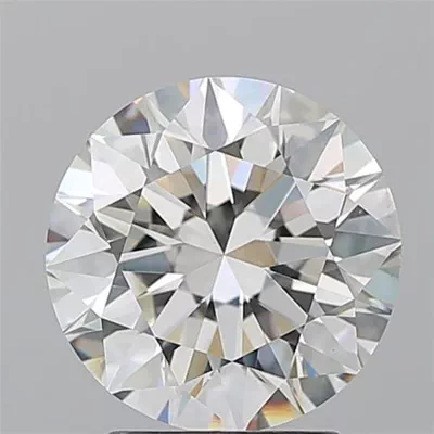 3.01ct J VS2 Rare Carat Ideal Cut Round Diamond