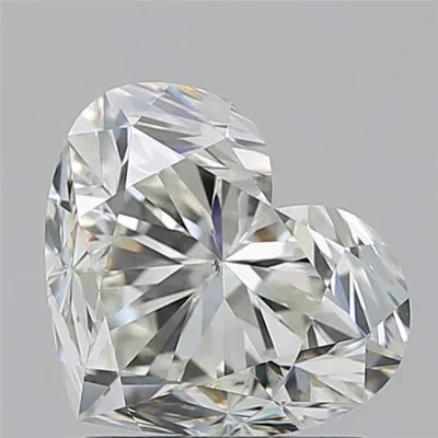 2.01ct K SI1 Rare Carat Ideal Cut Heart Diamond