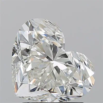 2.20ct J SI1 Rare Carat Ideal Cut Heart Diamond